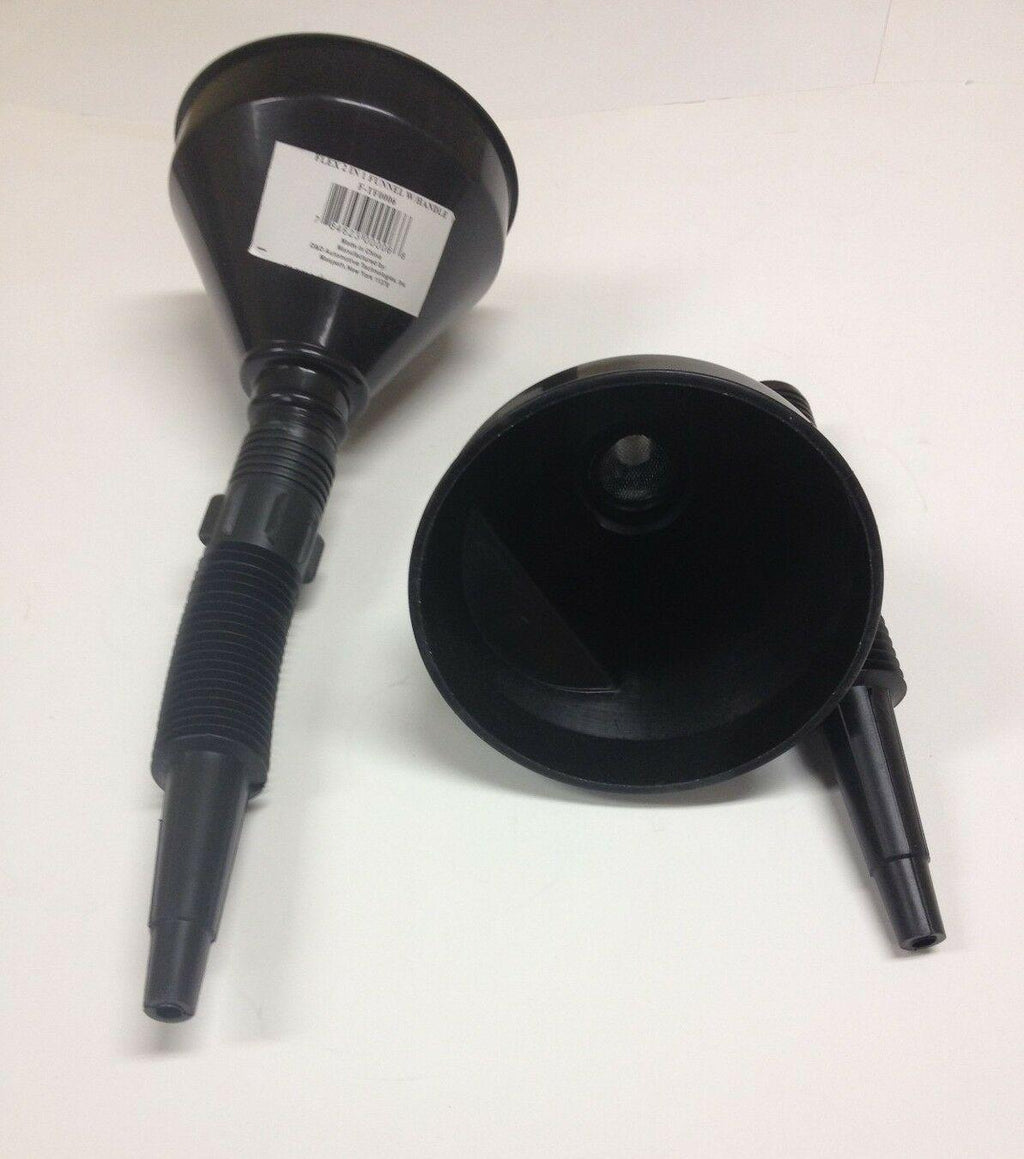 96 PIECES 1 QUART 2-IN-1 TRANSMISSION FUNNEL WITH HANDLE STRAINER GET F-TF0006