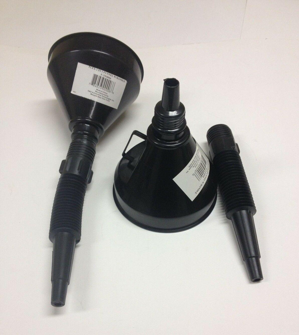 96 PIECES 1 QUART 2-IN-1 TRANSMISSION FUNNEL WITH HANDLE STRAINER GET F-TF0006