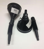 96 PIECES 1 QUART 2-IN-1 TRANSMISSION FUNNEL WITH HANDLE STRAINER GET F-TF0006