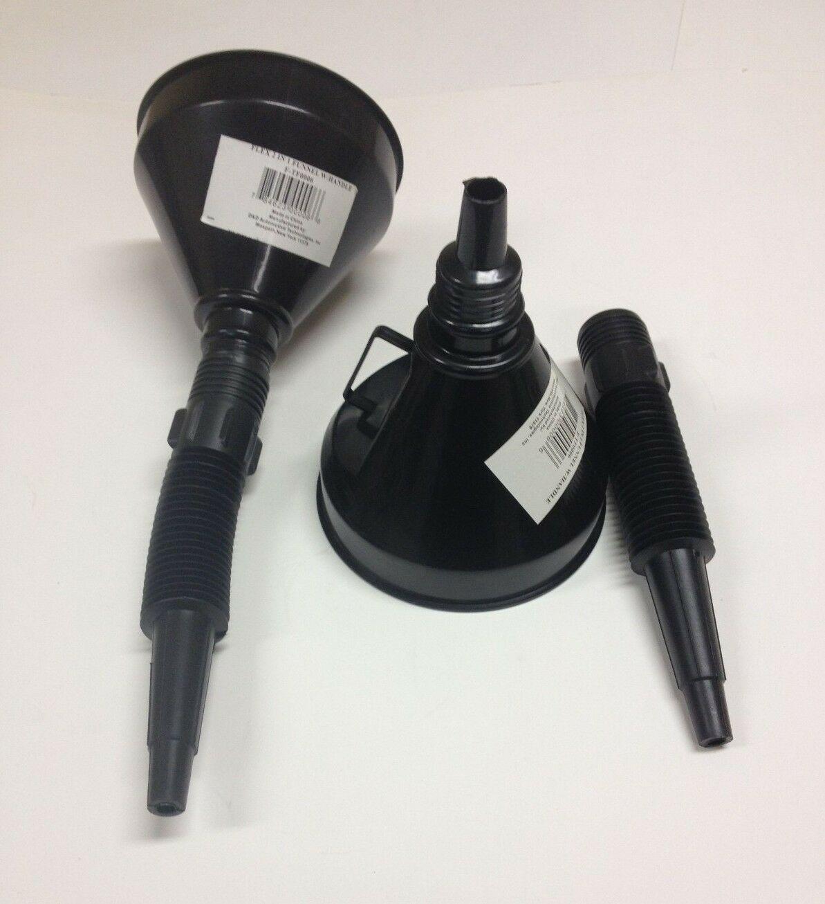96 PIECES 1 QUART 2-IN-1 TRANSMISSION FUNNEL WITH HANDLE STRAINER GET F-TF0006