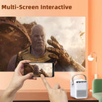 p56 1080p android projector 8000mah full hd tv video home theater fire tv pc ps4