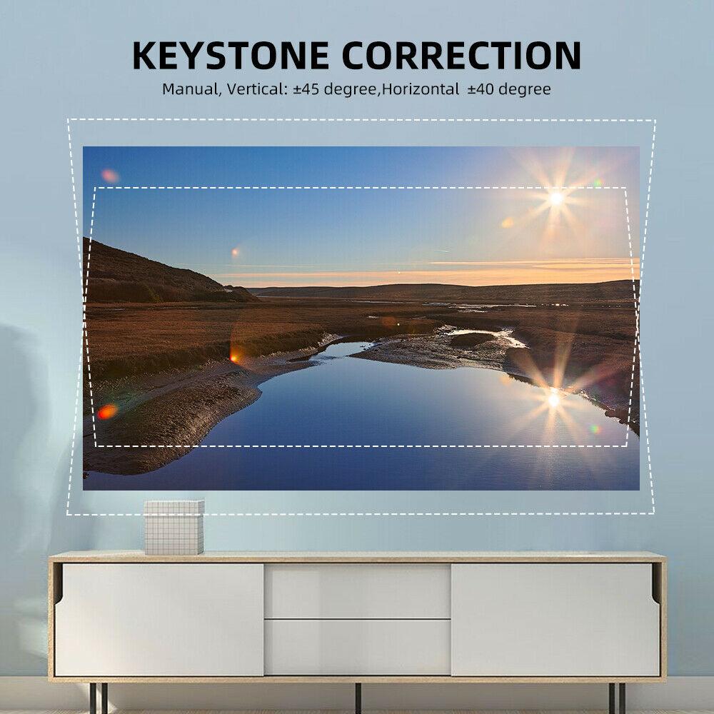 p56 1080p android projector 8000mah full hd tv video home theater fire tv pc ps4