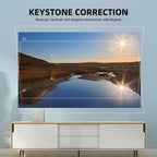 p56 1080p android projector 8000mah full hd tv video home theater fire tv pc ps4