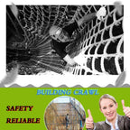 WANIAN Outdoor Mesh Rope Climbing Netting Heavy Duty Trampoline Garden Protection Photo Decoration Wall Partition Network Trailer Nets Specification 6mm 10cm Hole Safety Net for Kids (Size : 29M)