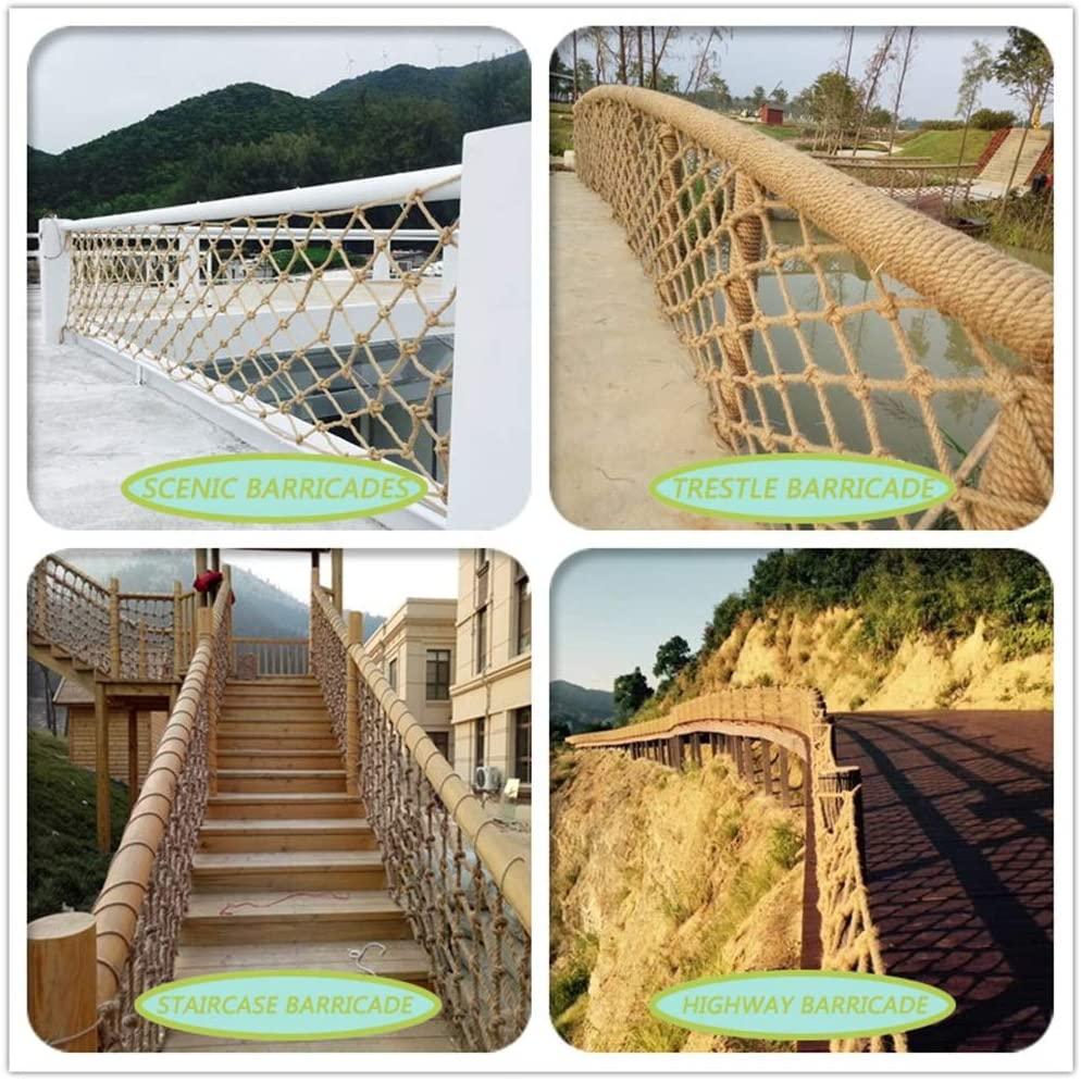 WANIAN Outdoor Mesh Rope Climbing Netting Heavy Duty Trampoline Garden Protection Photo Decoration Wall Partition Network Trailer Nets Specification 6mm 10cm Hole Safety Net for Kids (Size : 29M)