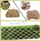 WANIAN Outdoor Mesh Rope Climbing Netting Heavy Duty Trampoline Garden Protection Photo Decoration Wall Partition Network Trailer Nets Specification 6mm 10cm Hole Safety Net for Kids (Size : 29M)