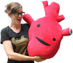 I Heart Guts Super Big Oversized Stuffed Heart - 30" Giant Hable Plushie
