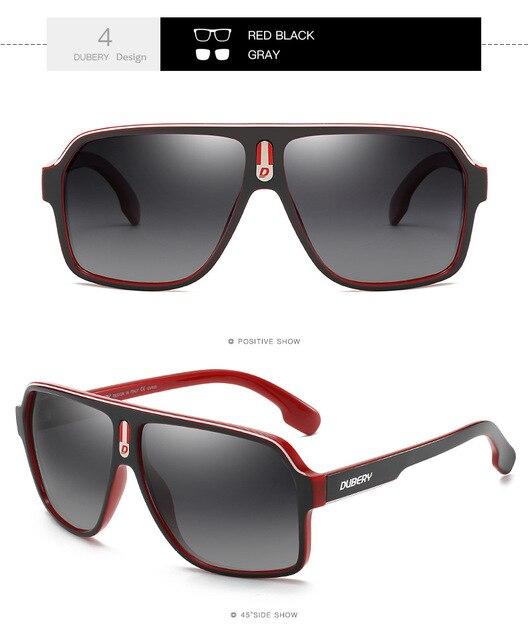 Brand Design Men Square Driving Black Goggles Oculos