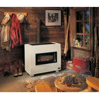 Empire RH50BLP 50000 BTU Gas Fired Room Heater, Hydraulic Thermostat, Visual Flame with Blower