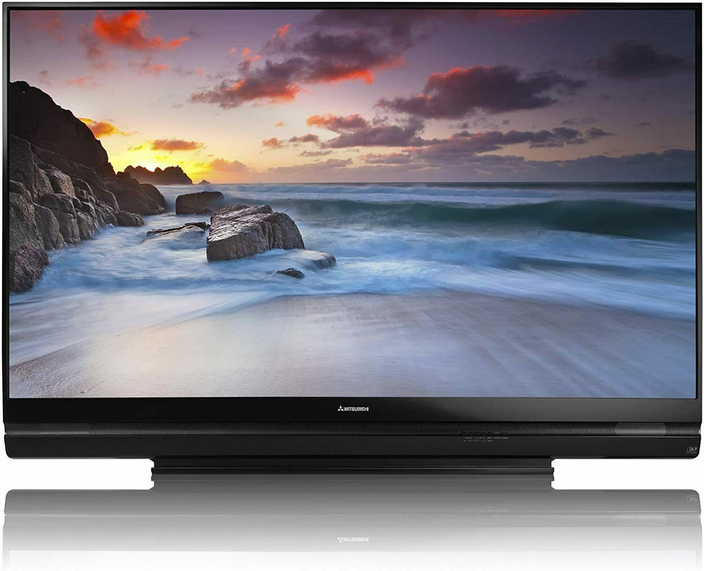 mitsubishi wd-82740 82" 3d-ready 1080p hd rear-projection television w remote