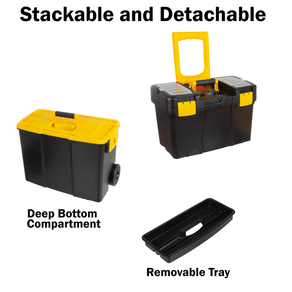 Portable Tool Box with Wheels