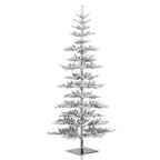 9 ft. Deluxe Pre-Lit Flocked Pine Artificial Christmas Tree with 650 Warm White Lights
