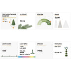 9 ft. Deluxe Pre-Lit Flocked Pine Artificial Christmas Tree with 650 Warm White Lights