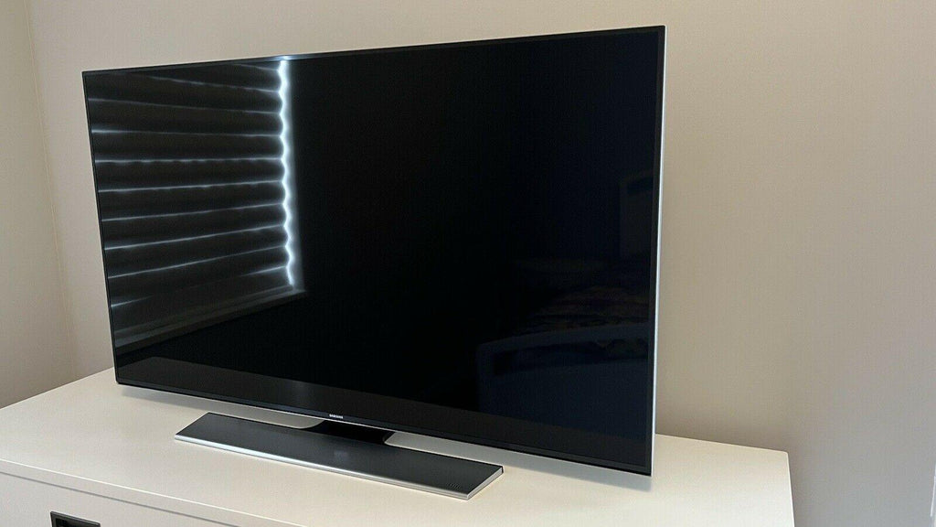 samsung un50hu8550f 50" 4k ultra hd smart tv wi-fi black, silver