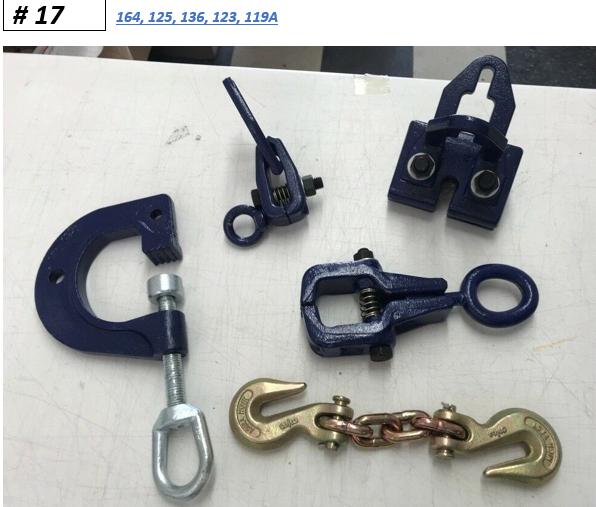 SET#17 AUTO BODY FRAME MACHINE 5 PIECES TOOL AND CLAMP SET COMBO