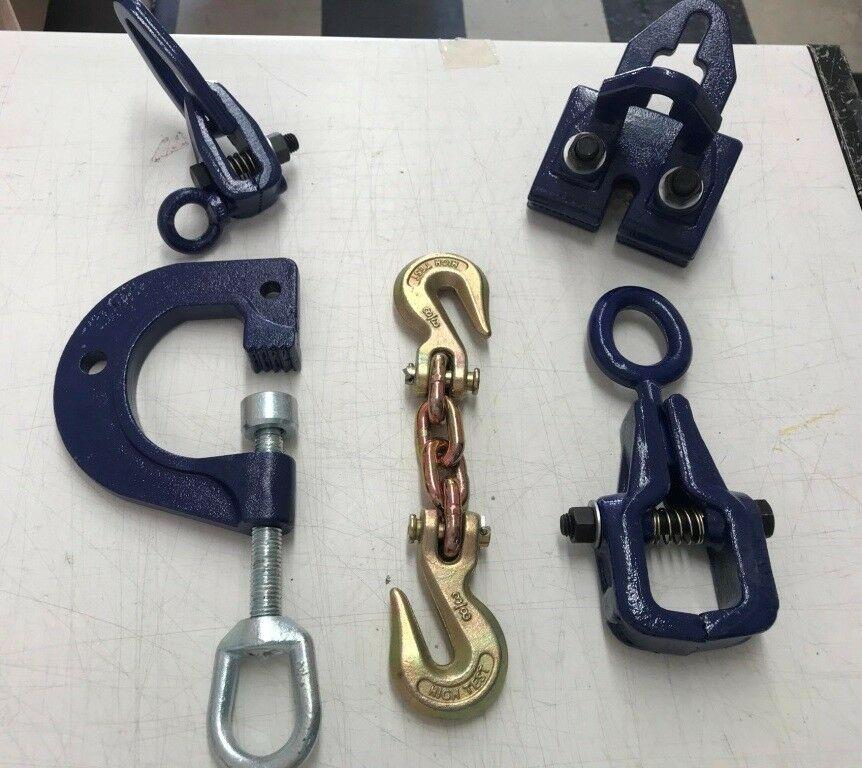 SET#17 AUTO BODY FRAME MACHINE 5 PIECES TOOL AND CLAMP SET COMBO