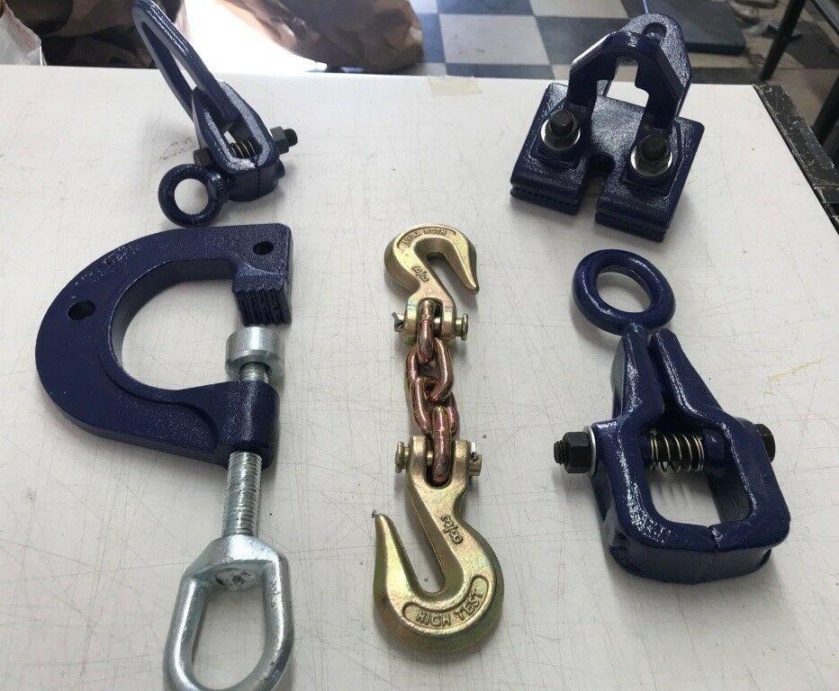 SET#17 AUTO BODY FRAME MACHINE 5 PIECES TOOL AND CLAMP SET COMBO