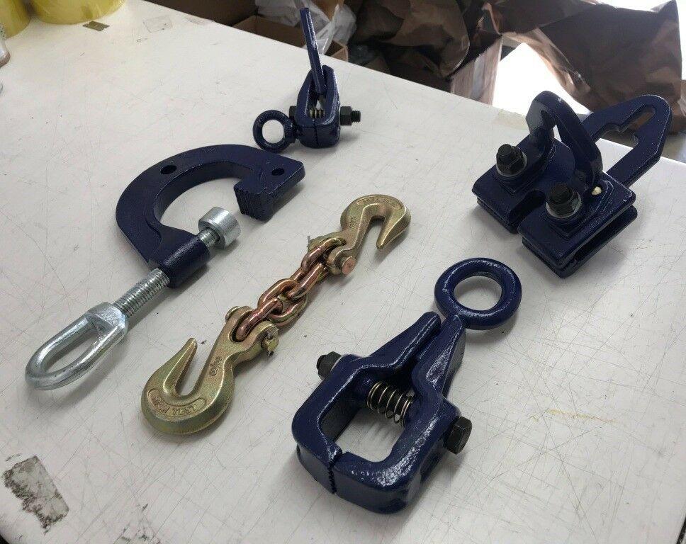 SET#17 AUTO BODY FRAME MACHINE 5 PIECES TOOL AND CLAMP SET COMBO