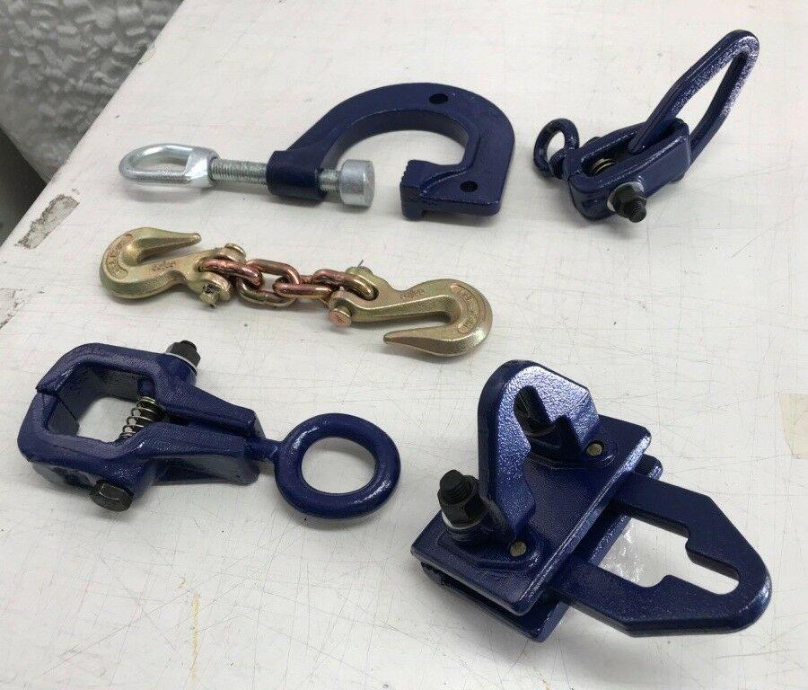 SET#17 AUTO BODY FRAME MACHINE 5 PIECES TOOL AND CLAMP SET COMBO
