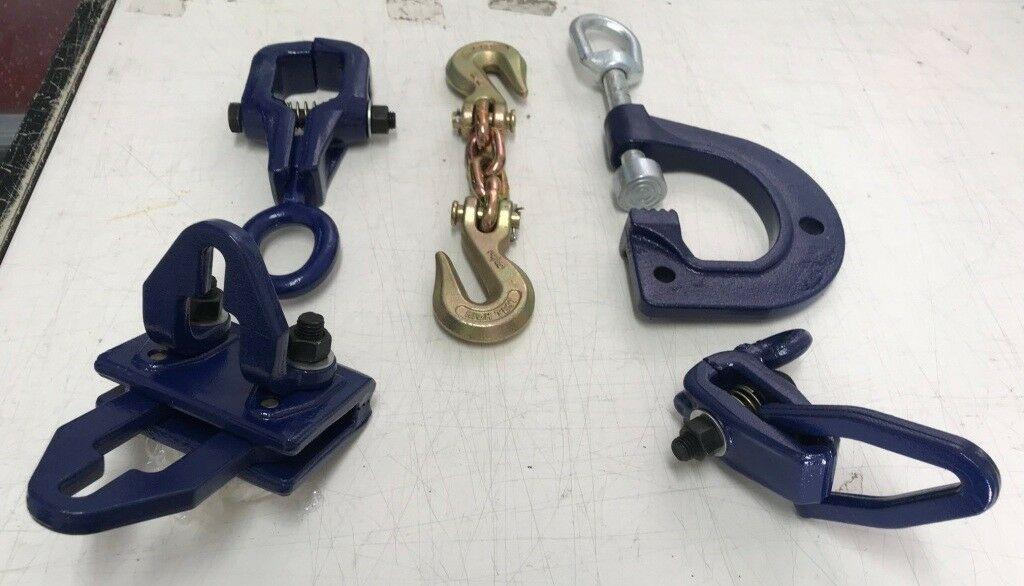 SET#17 AUTO BODY FRAME MACHINE 5 PIECES TOOL AND CLAMP SET COMBO