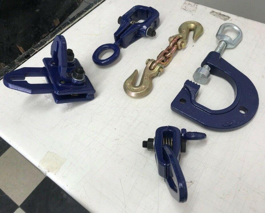 SET#17 AUTO BODY FRAME MACHINE 5 PIECES TOOL AND CLAMP SET COMBO