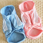 AFANG 2 PCS Pet Dog Clothes for Dogs Overalls Pet Jumpsuit Puppy Cat Clothing for Dog Coat Thick Pets Dogs Clothing, Size:S (Blue) Small Pet Clothes