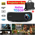 led lcd 8500lumens projector native 1080p video game movie football hdmi usb tv