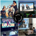 led lcd projector 8500lumens native 1080p video game movie football hdmi usb tv