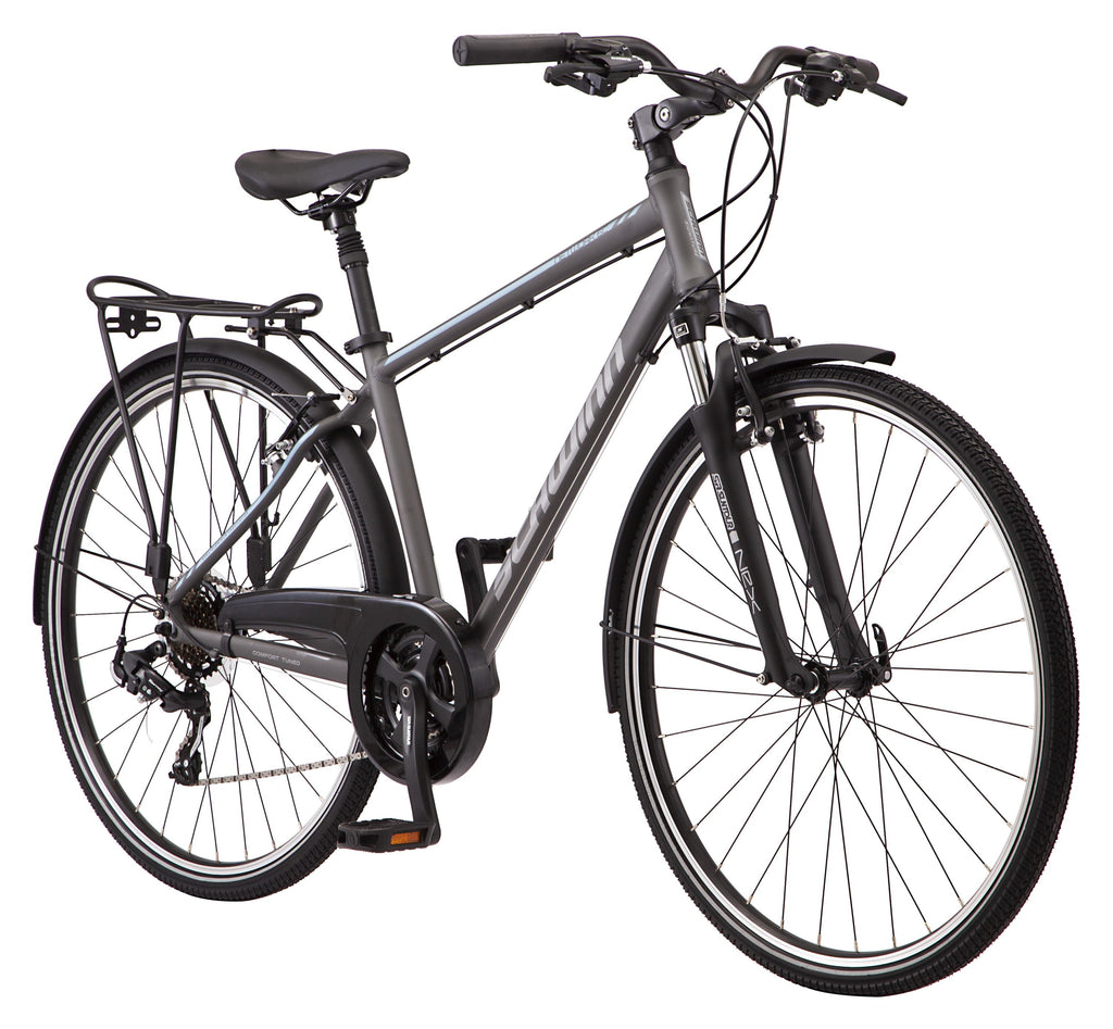 Schwinn Network 6c Hybrid Bike, 21 speeds, lar19.5 inch mens style frame, 700c wheels, grey