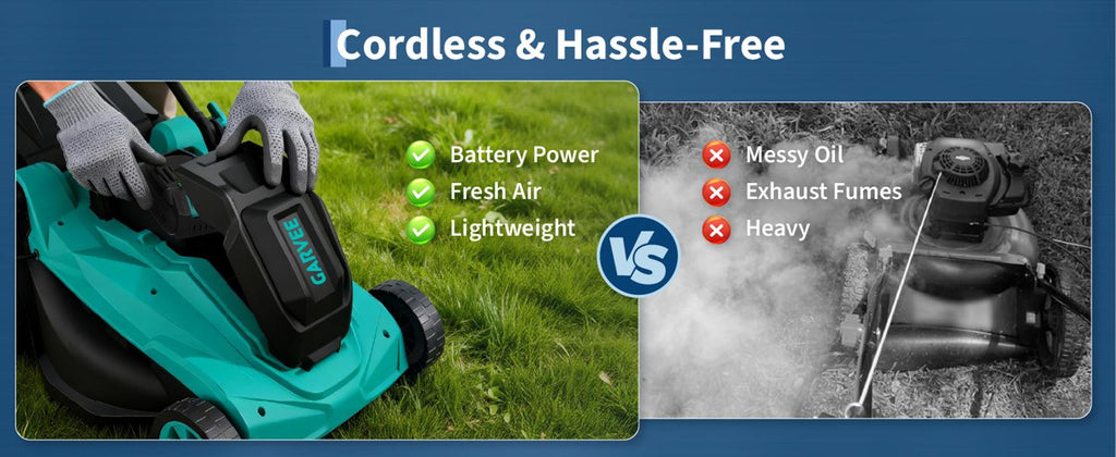 17 Inch Electric Lawn Mower Cordless