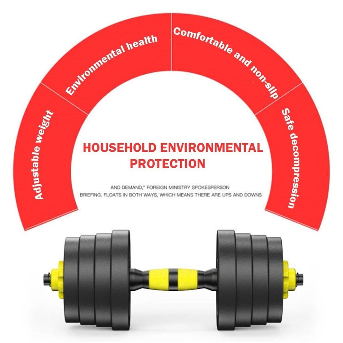 Adjustable Dumbbell Pair Dumbbell Combination Environmental Dumbbell Barbell