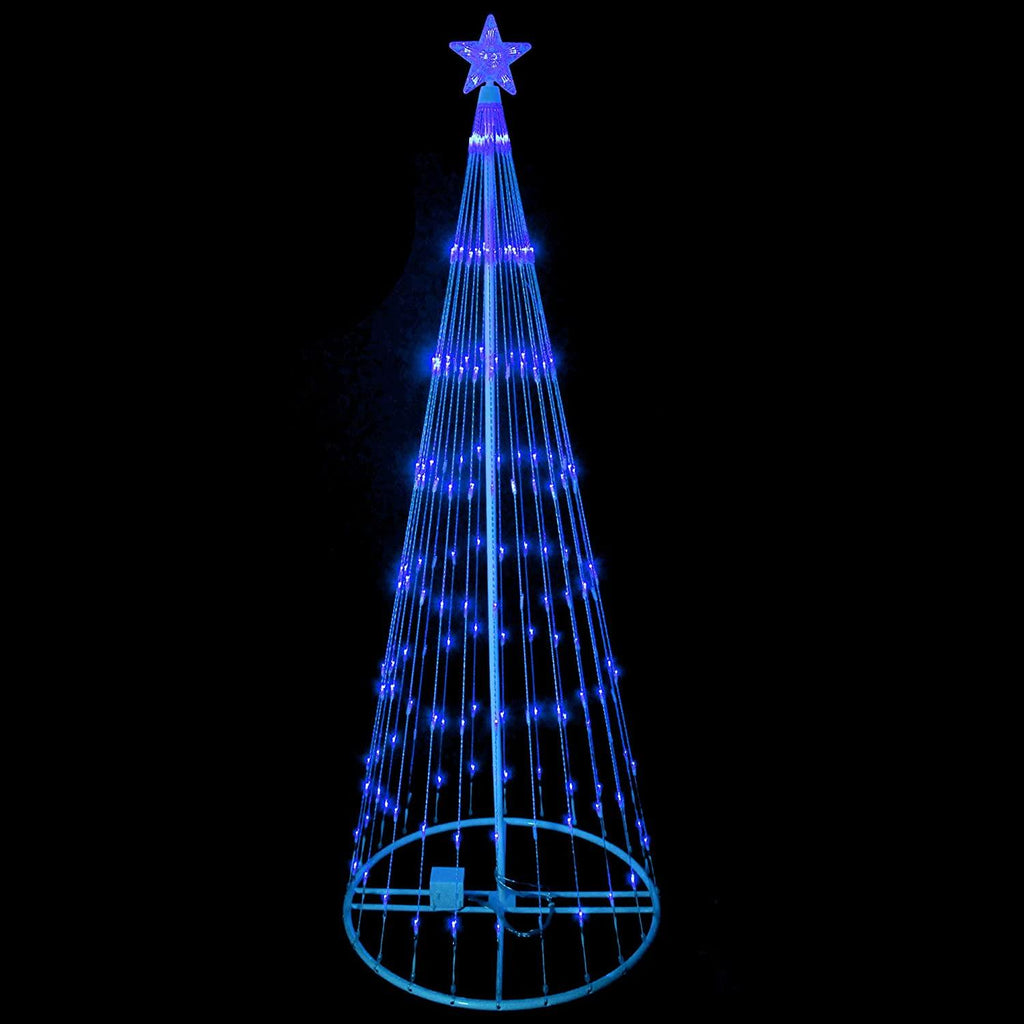 Northlight 32912662 Christmas Decorations,Yard Art,Trees, Blue