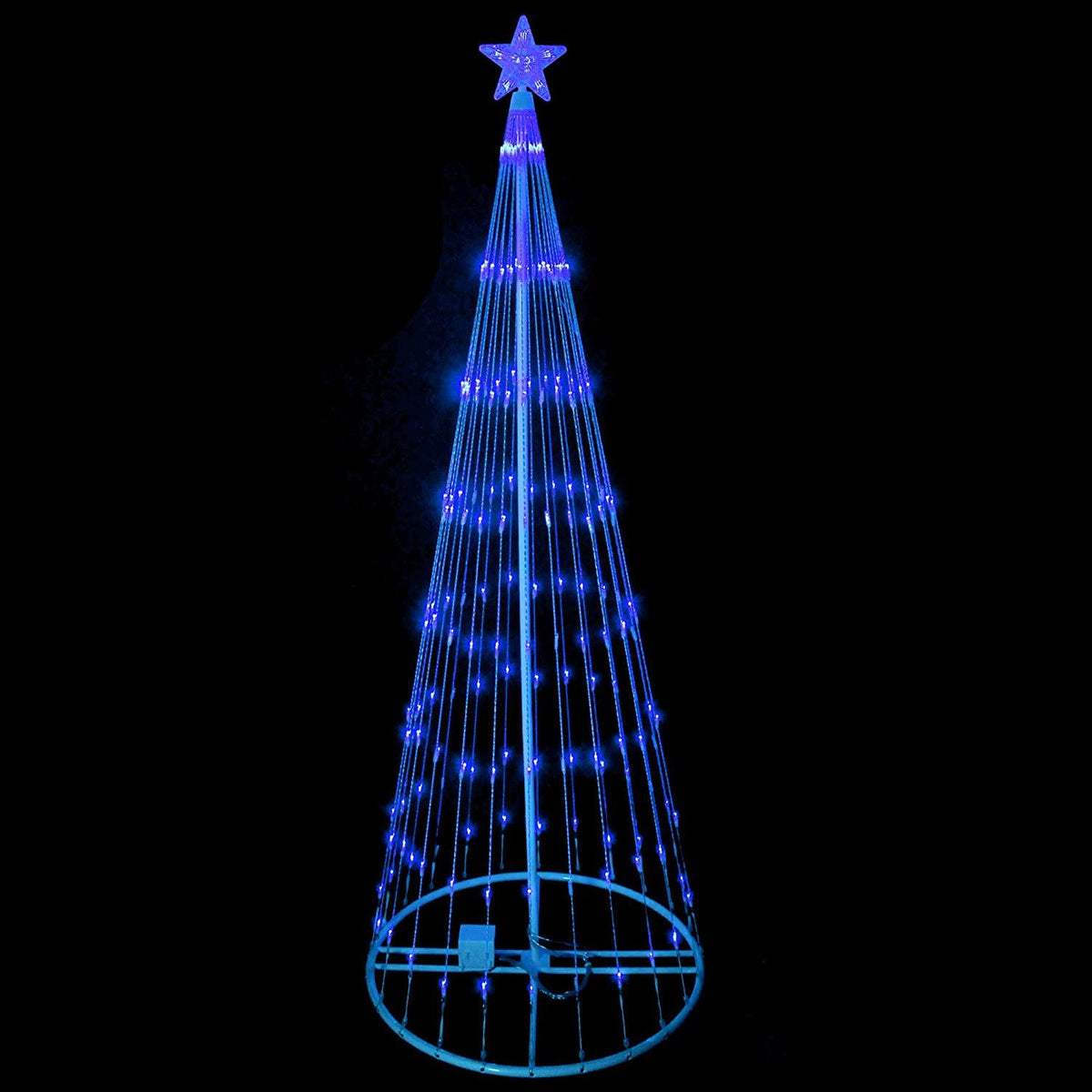 Northlight 32912662 Christmas Decorations,Yard Art,Trees, Blue