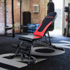 Vanswe Weight Bench Adjustable Workout Bench 800lbs Weight Capacity Flat Incline Decline Exercise Bench for Home Gym Strength Training Full Body Workout
