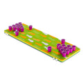 Floatation iQ HydraPong Floating Foam Swimming Pool Lounge Lake Party Game Board Beer Pong Table Mat with 4 Ping Pong Balls,