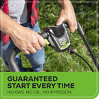 48V (24V x 2) 20" Brushless Cordless (Push) Lawn Mower (LED Headlight), (2) 4.0Ah Batteries and Dual Port Rapid Charger Included (200+ Compatible Tools)