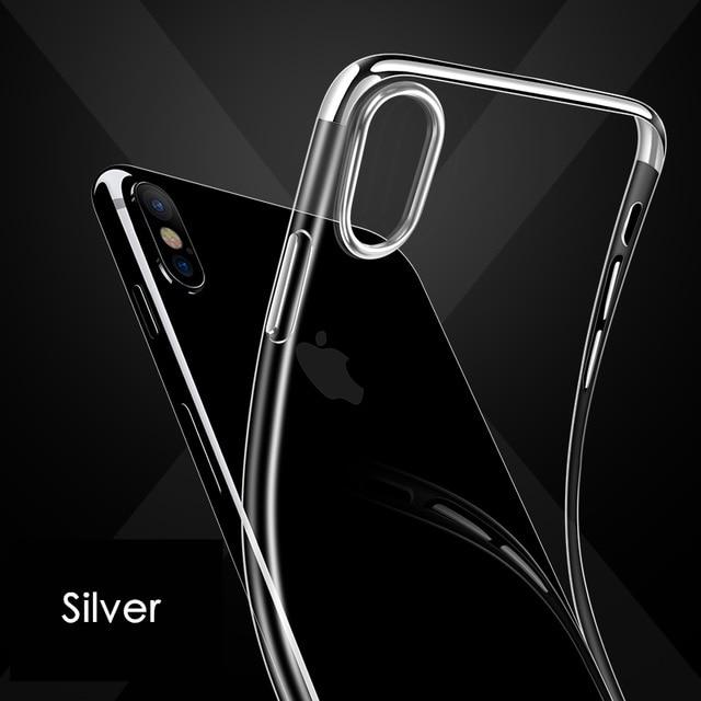 Luxury Silicone Soft Back Phone Cases for iphone