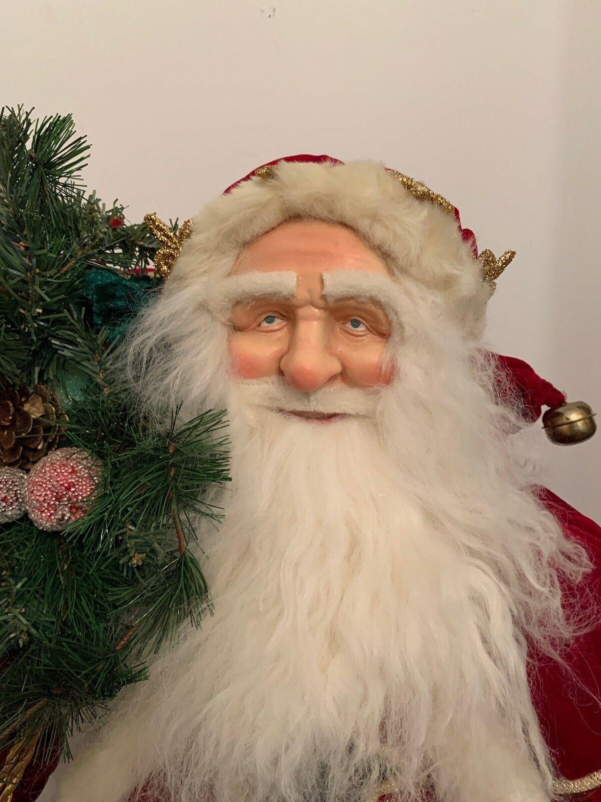 Bombay Company Santa With Presents And Sack LarTabletop