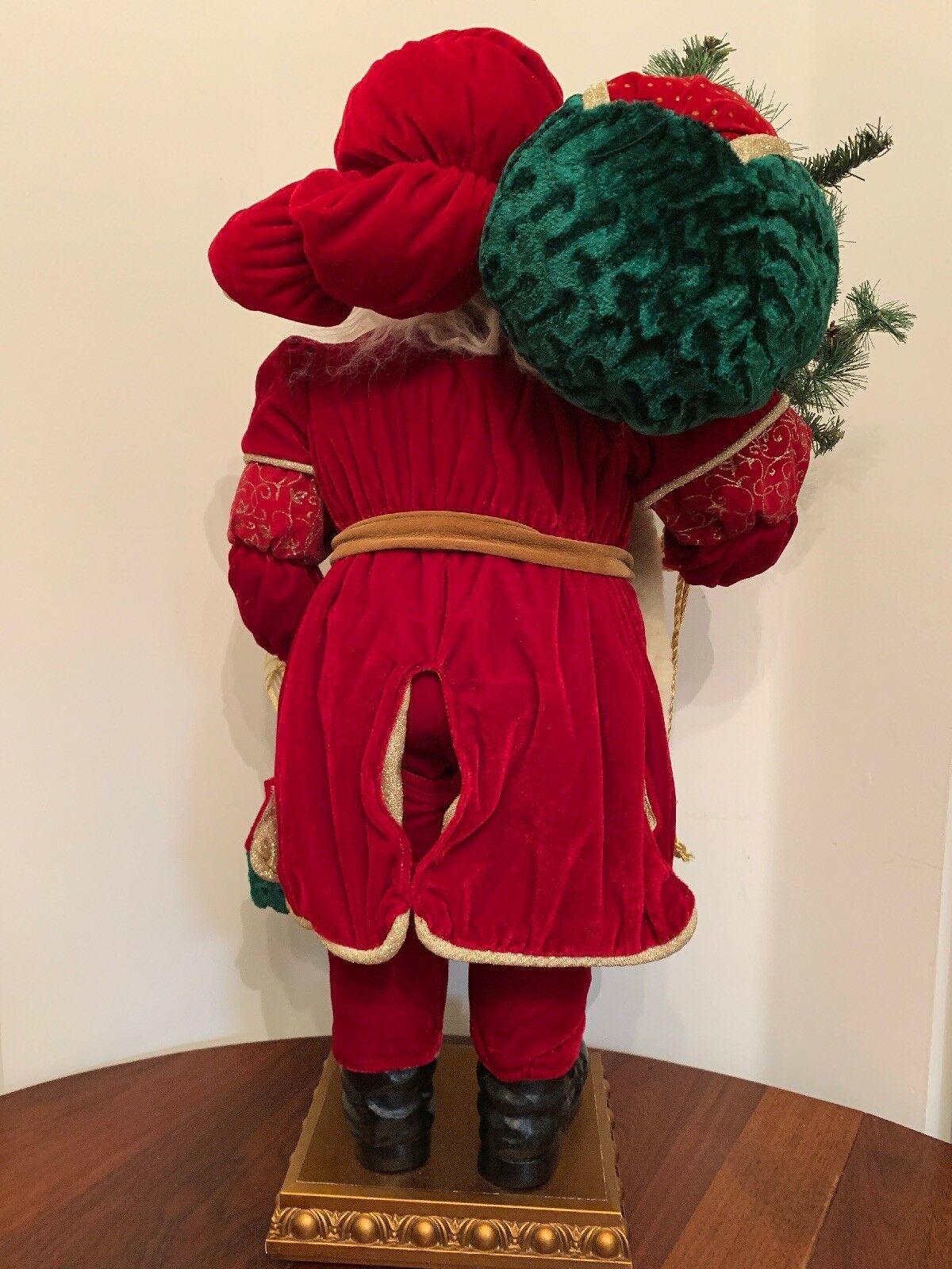 Bombay Company Santa With Presents And Sack LarTabletop
