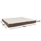 Orthopedic Sherpa Top Pet Bed with Memory Foam and Removable Cover Collection