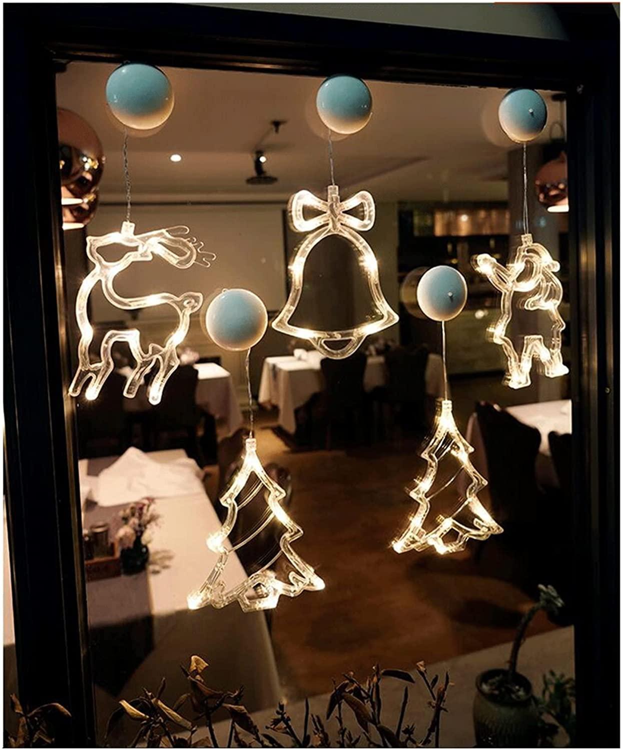 CYQLYGO 5PCS Set Christmas Decorations Scene Layout Storefront Shop Creative Small Ornaments Window Christmas Tree Pendant Atmosphere Dress Up LooForward to Christmas
