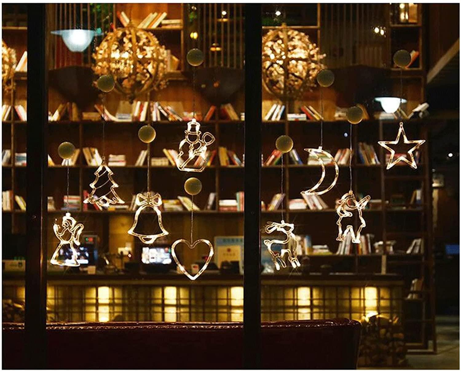 CYQLYGO 5PCS Set Christmas Decorations Scene Layout Storefront Shop Creative Small Ornaments Window Christmas Tree Pendant Atmosphere Dress Up LooForward to Christmas