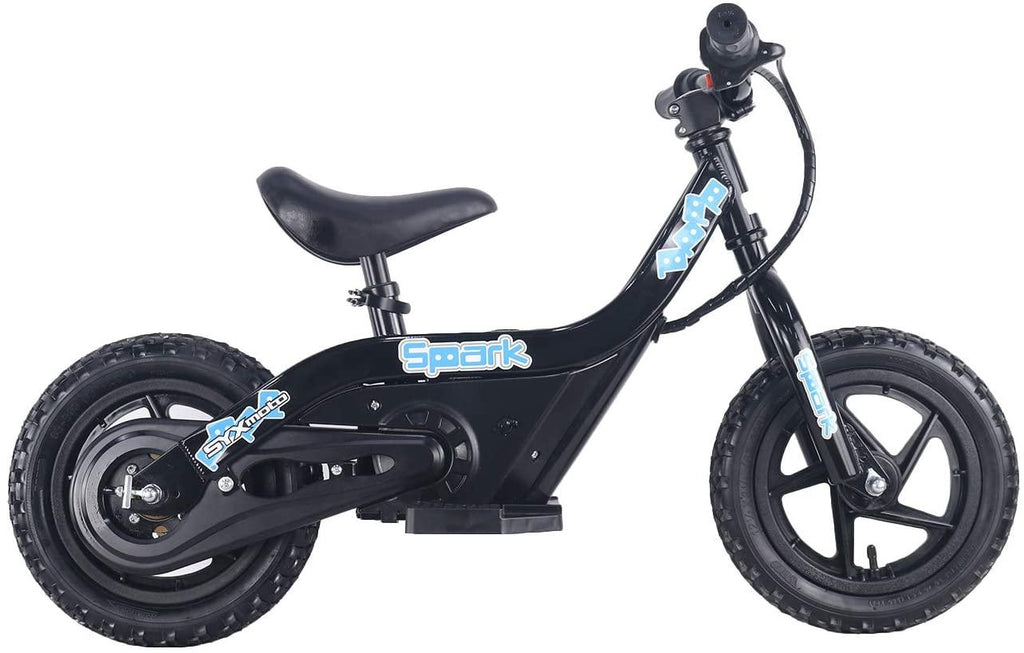 SYX MOTO Spark 24V 100W Kids Mini Electric  Bike Freestyle Ride-on Bike (Black)