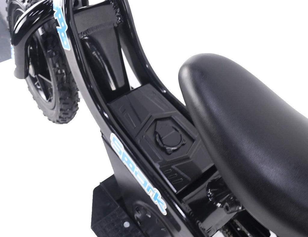 SYX MOTO Spark 24V 100W Kids Mini Electric  Bike Freestyle Ride-on Bike (Black)