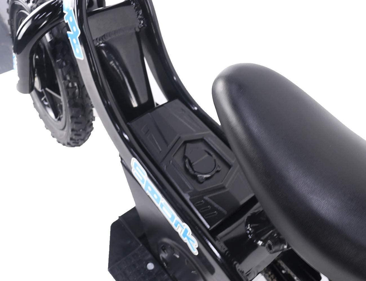 SYX MOTO Spark 24V 100W Kids Mini Electric  Bike Freestyle Ride-on Bike (Black)