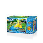 H2OGO! Beachfront Bonanza Kids Inflatable Outdoor Backyard Mega Water Slide Splash Park Toy with Slide, Climbing Wall, Sprayer,