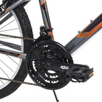 Huffy 64209 Granite 24 Inch Steel Hardtail Frame Boy's 15 Speed Mountain Bike