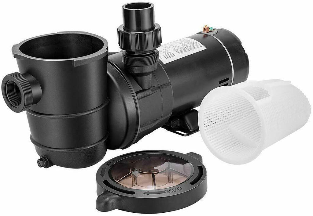 1.0 hp 1.5 hp 2.0 hp swimming pool water pump in/above ground motor strainer
