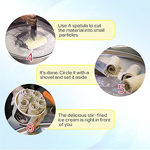 Commercial ETL certificated 21"x21" Single Square Pan Fried Ice Cream Machine, Frozen Yogurt Roll Ice Cream Machine, Fry Ice Cream Roll Machine-auto defrost