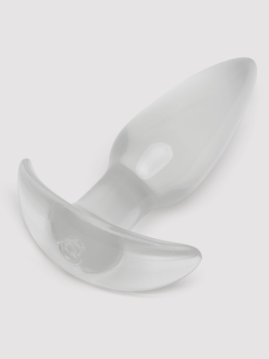 BASICS Clear T-Bar Butt Plug, Clear